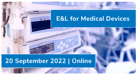 E&L for Medical Devices | 20 September 2022 | Online